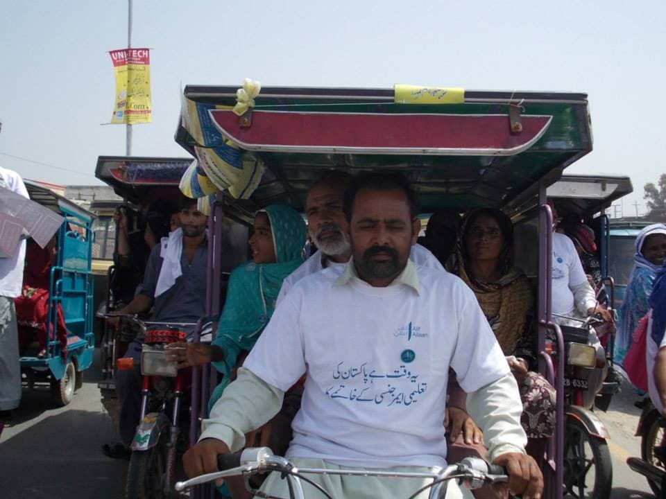 Women leaders speaking at a local governance engagement event