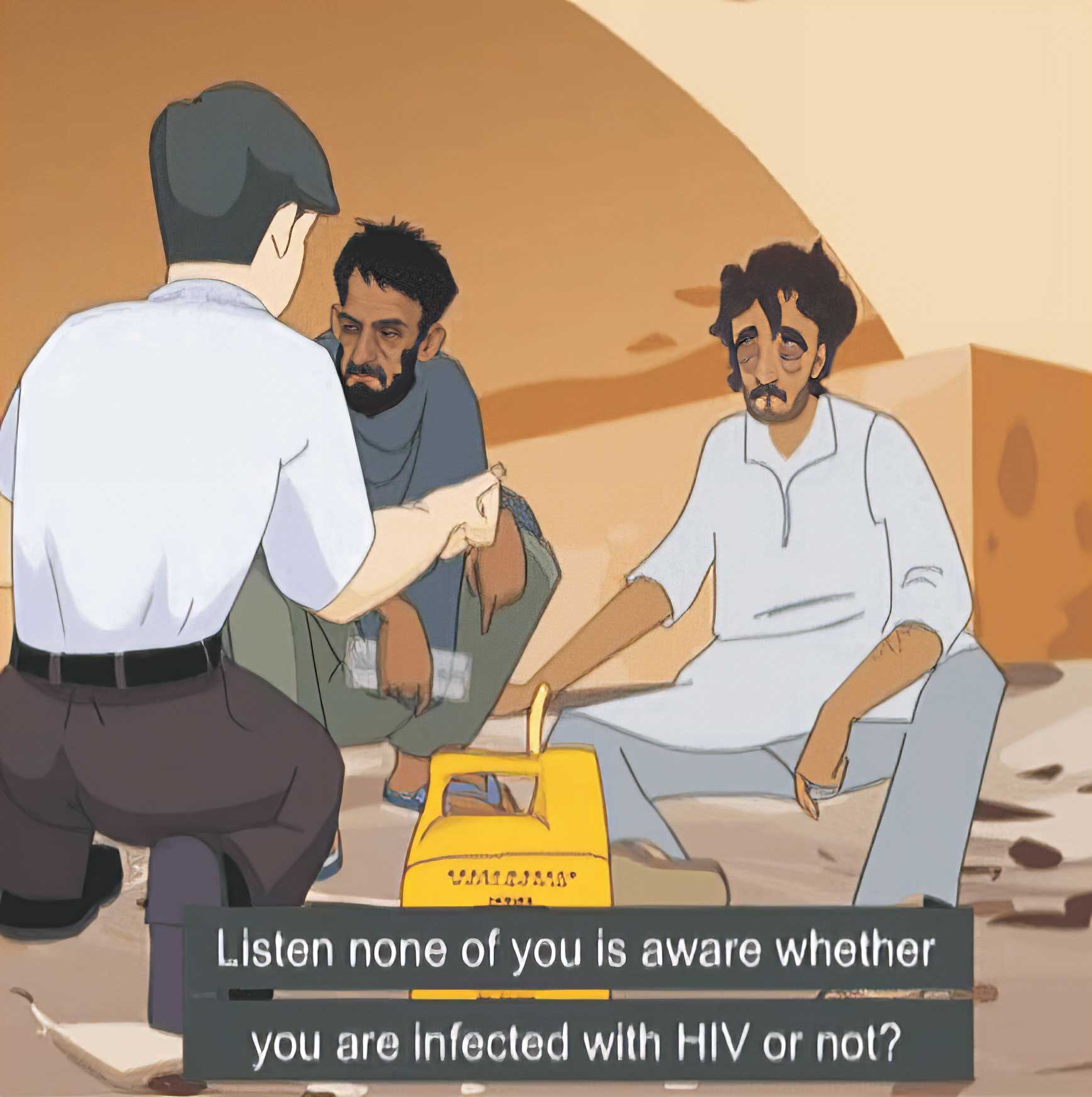 HIV prevention community outreach materials